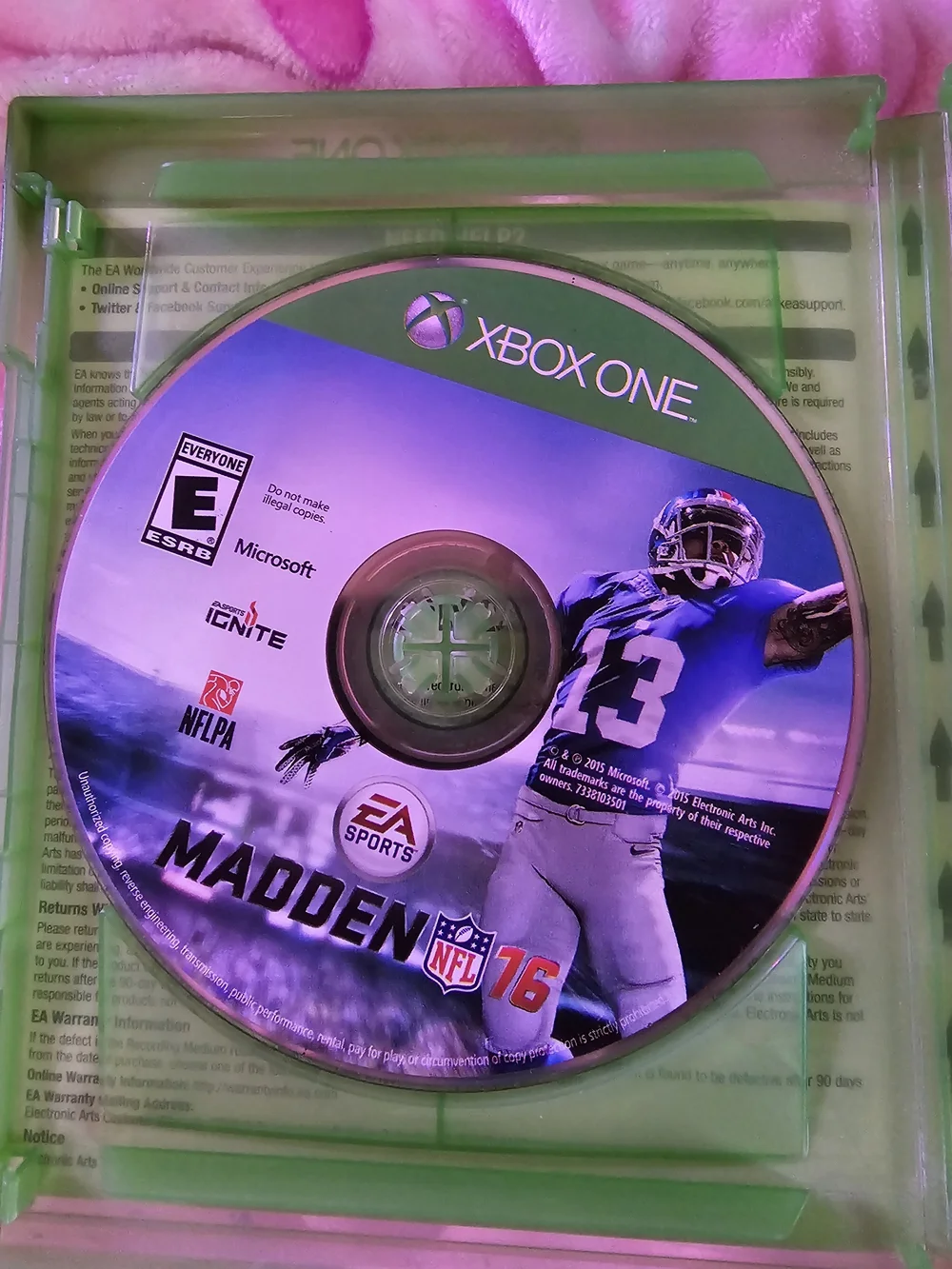 Madden NFL 16 for Xbox One Lightly Used Retail $23